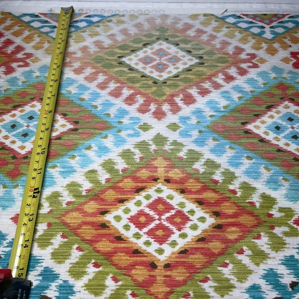 RICHLOOM ORIGINAL SCREEN PRINT DESIGN BOHO Bright Multi Color FABRIC  22